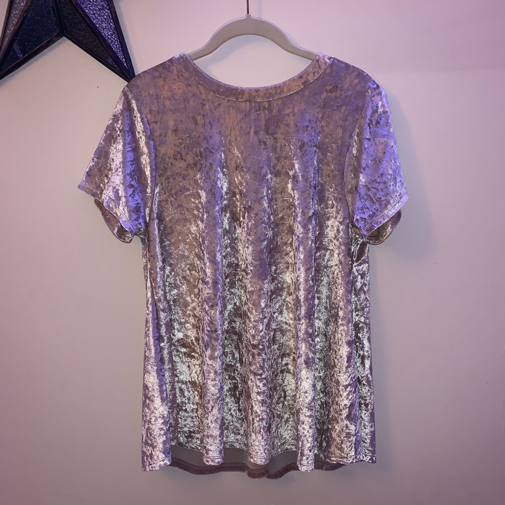 Velvet top